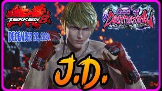 Tekken 8 ▰ (J.D.) STEVE FOX - God Of Destruction - Ranked Matches DECEMBER 26, 2024