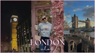 a few days in london!! notting hill, big ben, christmas light tour || SCAD Study Abroad