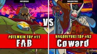 GGST | FAB (Potemkin) VS Coward (Nagoriyuki) | Guilty Gear Strive High level gameplay