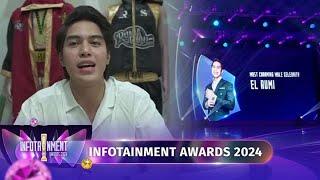 Memikat Banyak Hati, El Rumi Menangkan Most Charming Male Celebrity! | Infotainment Awards 2024