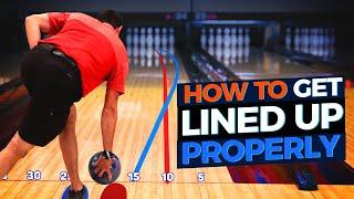 Pro Bowling Targeting Tip. Get Lined Up Properly for Higher Scores.