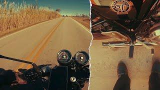 Royal Enfield GT 650 Muffler Delete | POV Ride