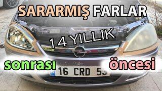 20 TL CORSANIN FARLARINI SIFIR HALE GETİRDİK | Far Temizliğini Kendin YAP