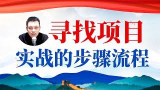 新手如何找项目看项目，挖掘适合自己做的项目！对标模仿就是极致