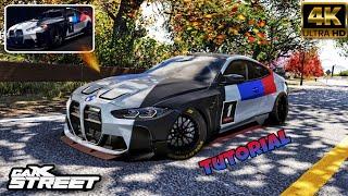 CarX Street - Vinyls Tutorial of BMW M4 G82 GT4 in (4K 60fps) MAX Graphics