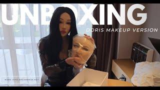 Unboxing Review of Doris Makeup Version #femalemask #fetish #new #charming #makeup