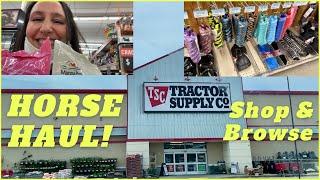 My Tractor Supply Horse Shopping Haul! Snacks, Brushes & Things