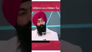 Inflation is a Hidden Tax! What School Doesn't Teach You!‍ #shorts