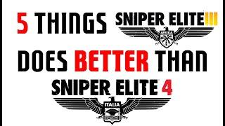 5 things Sniper Elite 3 does better than Sniper Elite 4 (which I hope to see in Sniper Elite 5)