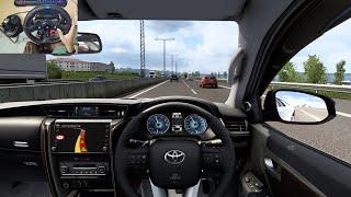 2024 Toyota Fortuner AN160 - Euro Truck Simulator 2 | Steering wheel Gameplay