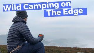 Wild Camp at a Misty Bamford Edge | Alpkit Tetri | Camping in the Rain | Peak District