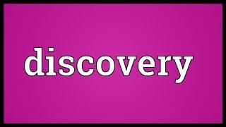 Discovery Meaning