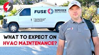FUSE Maintenance Plan Routines. 6-months maintenance tech visit for AC and furnace in San Jose, CA