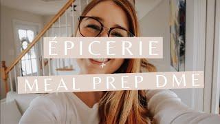 Épicerie haul + meal prep DME - Vlog du 7-8 avril 2022