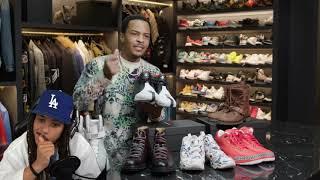 BRUH T.I. IS REALLY SELLING THOSE ?!? T.I. Shows Off His Sneaker Collection | My Life in Sneakers