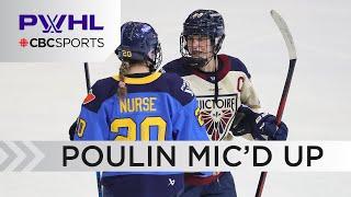 PWHL Mic'd Up: 'I like hugs but NOT here', Montreal Victoire's Marie-Philip Poulin | #CBCSports