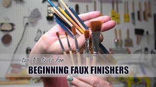 11 Tools For Beginning Decorative Painters | Over 17 Faux Finish Options