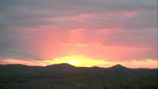 Sunset over chiligoe caves