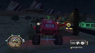 Cars Mater-National PS2 - Exploring Radiator Springs at Night! (PCSX2)