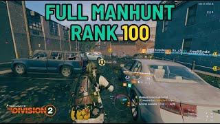 The Division 2 I Full Manhunt Rank 100 I Dark Zone I PvP