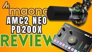 Maono AMC2 Neo & PD200X Unboxing & Review