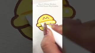 Unique Jingle bell Xmas card  #acrylicmarker #acrylictutorial #asmr