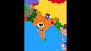 Nepali Vs India  #sadsong #countryballs #indiacountryball a #geography good #indiancountryball