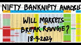 Nifty Prediction For Tomorrow 18th Sep | Bank Nifty Tomorrow Prediction | Tomorrow Market Prediction