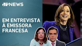 Lula diz estar torcendo para a vitória de Kamala Harris nos EUA