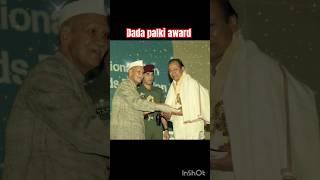 RAJKUMAR RECEIVED DADA PALKI AWARD  #rajkumar #annavru #dadapalki #sandalwood #kannada #shorts