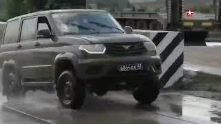 Russian Military UAZ Patriot mid-size SUV skills & performance