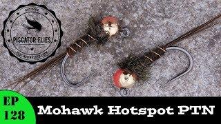 Fly Tying the Mohawk Hotspot Pheasant Tail Nymph PTN - Ep 128 Piscator Flies PF