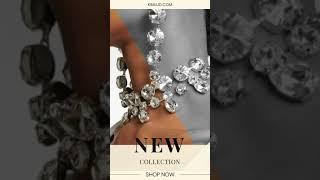 Fashion Round Crystal Jewelry Sets Wedding Accessories Luxury Design Rhinestone Dubai Bridal Neck...