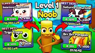 Starting over as NOOB with EVERY OP PET In Brainrot Evolution!