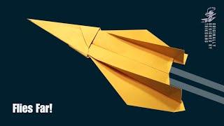 How to make a Paper Airplane that flies ~200 Feet - BEST LONG RANGE PAPER AIRPLANE | Dragon X