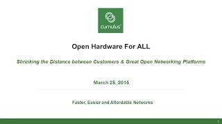 Webinar: OpenHardware for All