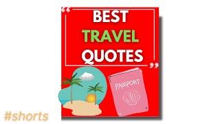 Best Aesthetic Travel Quotes 2021#shorts