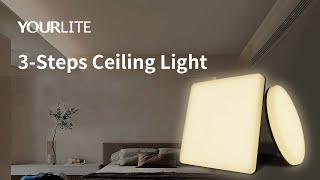 YOURLITE 3-steps Ceiling Light with classical style | Elegant Appearance