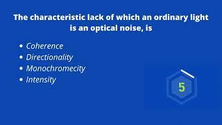 Laser Quiz Questions - MCQTUBE