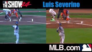 ️  Luis Severino - MLB the Show 24 vs Real Game Pitching Motion