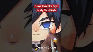 Speed Draw Tomioka Giyu - Demon Slayer #drawing #anime #nezukokamado