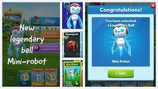 Unlocking new LEGENDARY BALL MINI ROBOT from clan chest | Golf battle