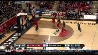 Bob Mckillop (Davidson) - Baseline OB Play vs.Dayton