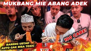 MUKBANG INDOMIE ABANG ADEK BARENG USTAD ABIAZKAKIA! GILA MAU MATI MAKANNYA GES!