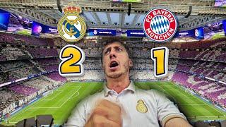 ¡ A LA FINAL !  HINCHA MADRIDISTA REACCIONA en el NUEVO BERNABÉU al Real Madrid 2-1 Bayern Munich