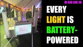 Both Battery Beams in Action - DJ Gig Log 20