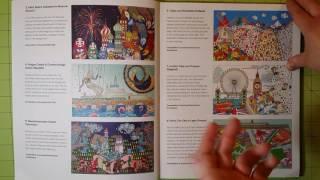 The around the world in 80 colors coloring book review flip through