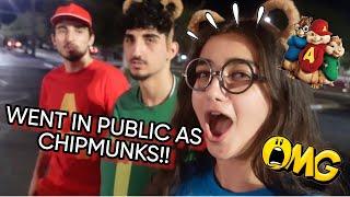 DRESSED MY BROTHERS AS CHIPMUNKS!! (EMBARRASSING!!)