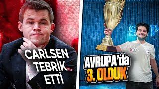 Avrupa Şampiyonası'nda Tarih Yazdık! Magnus Carlsen Gelip Tebrik Etti!