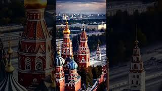 Kremlin From Above/Кремль Сверху  #moscow #москва #viralshorts #shortvideo #ai #travel #relax